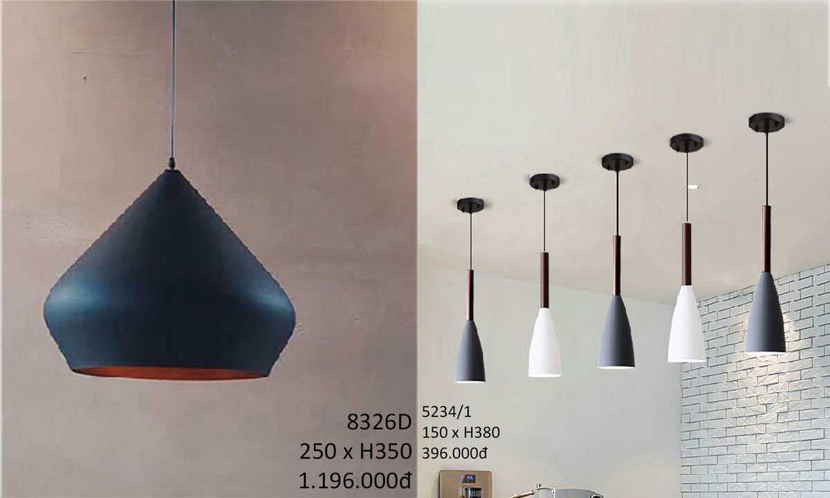 Đèn Thả Trang Trí Kiểu Dáng Hot Nhất Năm 2023 